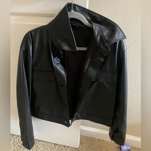 Faux Leather Jacket